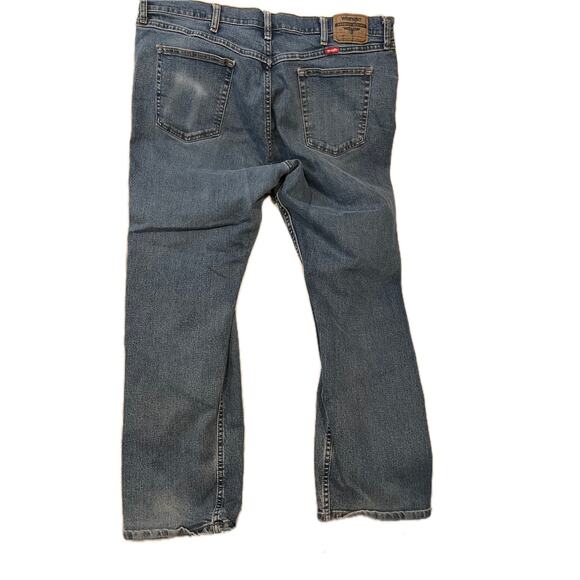 Wrangler Classic Straight Blue Jeans Mens 40x30 - Picture 2 of 4